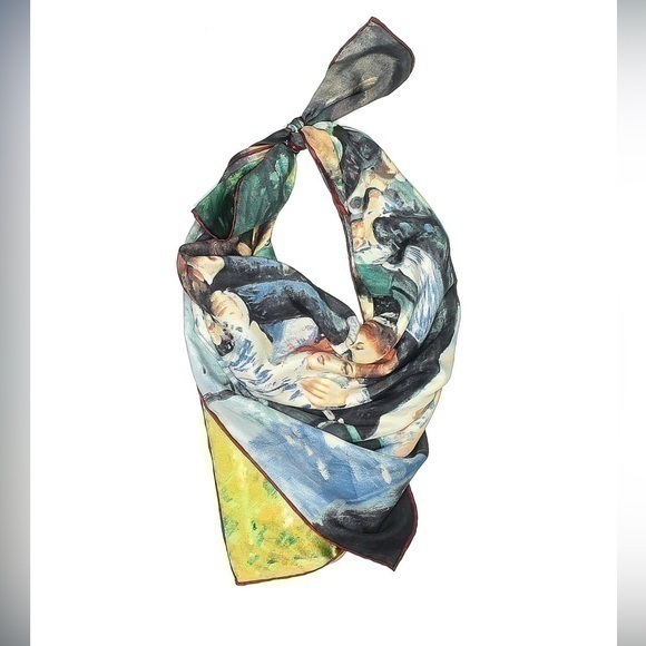 Accessories - Beautiful Baroque Print Scarf